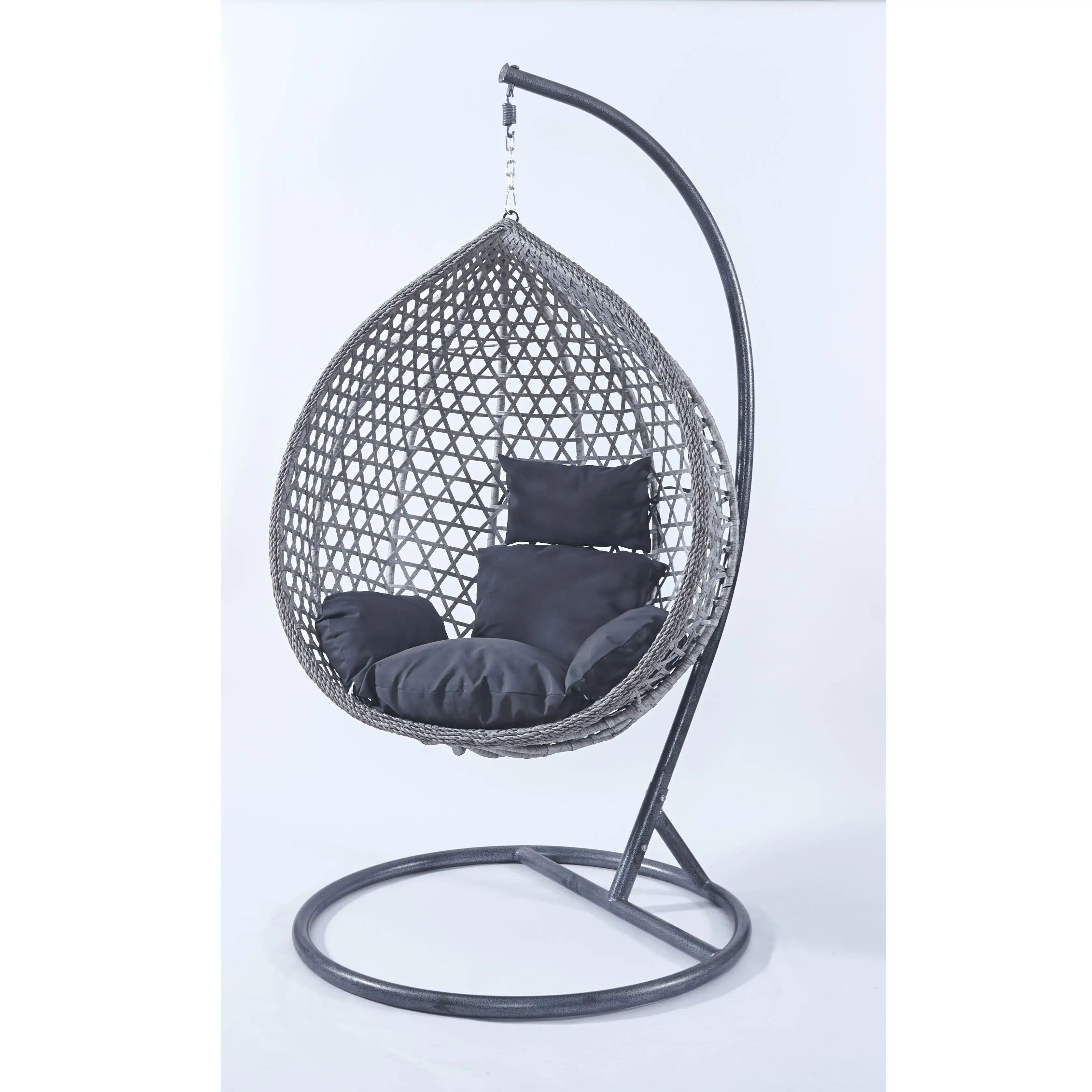 كرسي بيضاوي معلق ثابت من الخوص - مراجعة Outdoor Furniture India وسعره