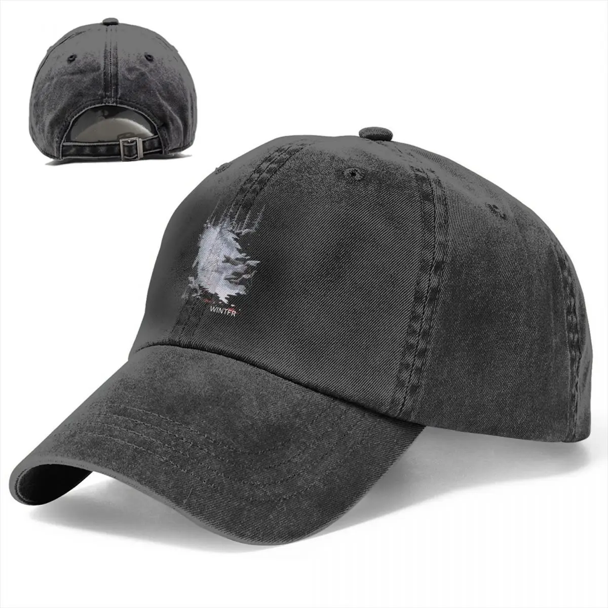 Vintage The Last Of Us Vengeful Ellie Baseball Cap Unisex Distressed Denim Headwear Outdoor Summer Gift Caps Hat