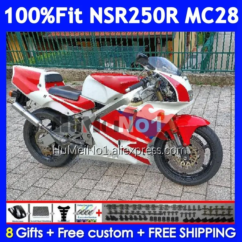 Injection For HONDA NSR250R MC28 1994 1995 1996 1997 1999 16No.238 White red NSR 250 250R NSR250 R 94 95 96 97 98 99 Fairings