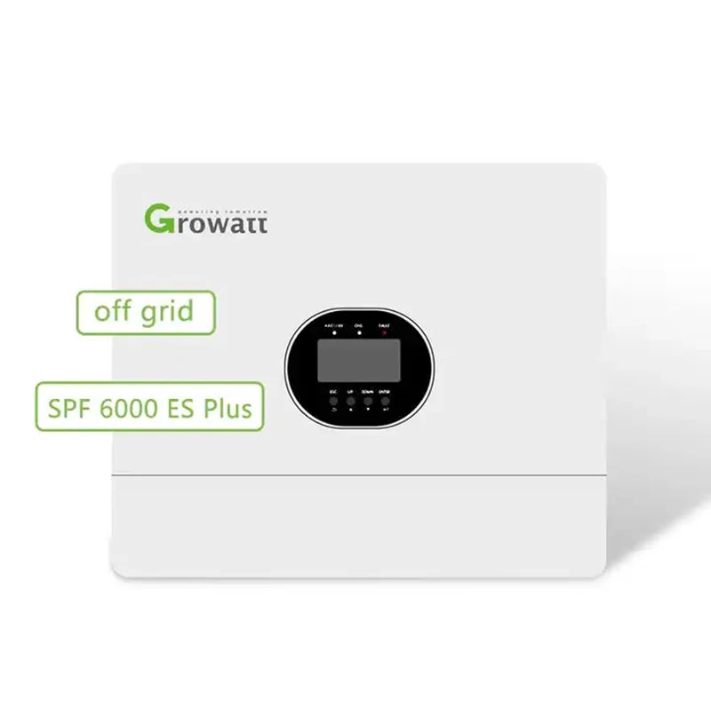 

Growatt Plug-and-Play Terminal SPF 6000 Es Plus 6000W Inversor 6Kw Single Phase off Grid Storage Solar Inverter