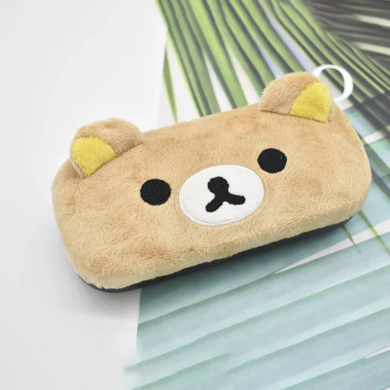 Rilakkuma Urso Óculos De Pelúcia Caso, Desenhos animados Anime Óculos De Sol Organizador, Bonito Kawaii Box, Óculos Óculos Casos