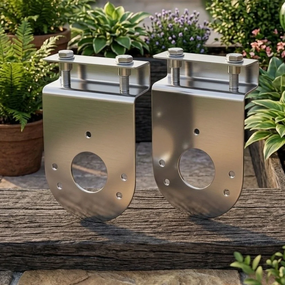 Stainless Steel 90 Degree Clamp Bracket Watermelon Light Under Glow Truck Pickup Decorative Lighting Easy Clamp-On
