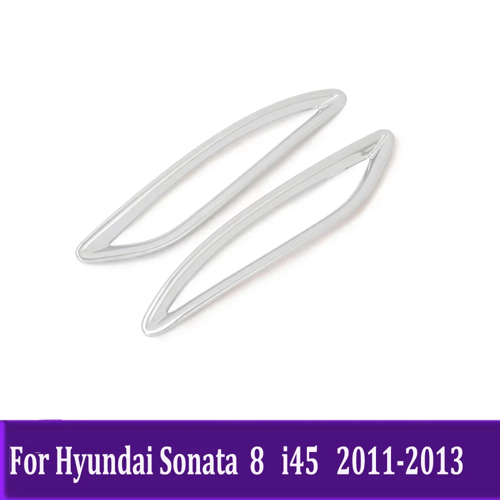 

Rear Fog Light Lamp Cover For Hyundai Sonata 8 i45 2011 2012 2013 Tail Foglamp Foglights Trim Sticker Car Accessories