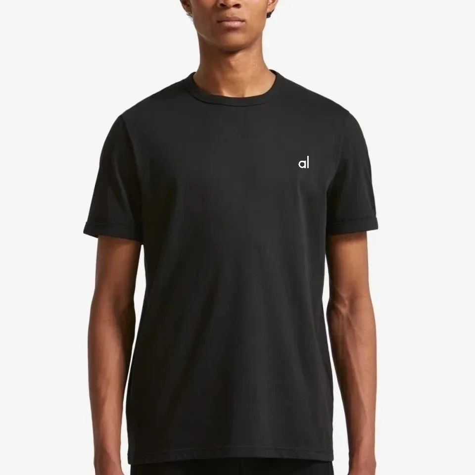 2025 صيف جديد الأكثر مبيعا الساخن القطن تي شيرت سليم عادية الرجال الجولة الرقبة بلون قصيرة الأكمام قاعدة قميص #1