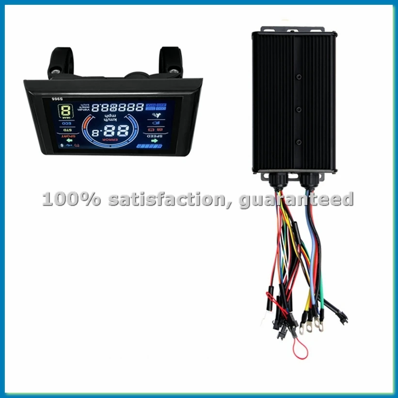 

48V 72V 60A 1000W 3000W Brushless Motor Drive Controller S966 Color LCD Kit for Electric Mountain Bike Scooter Repair-A69M
