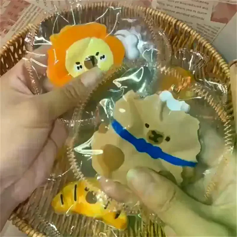 Jouet à presser Capybara en Silicone, mignon et amusant, anti-Stress, crème, sensation de boue, décompression, jouet à rebond lent, porte-clés, cadeaux de charme