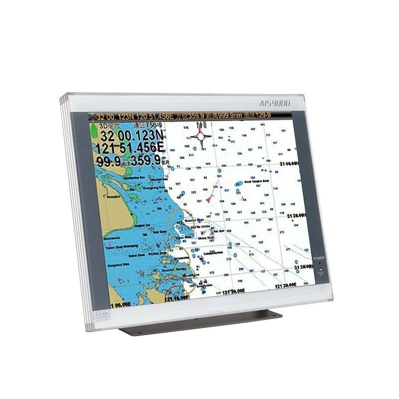 19-Inch AIS Collision Avoidance Navigator Chart Machine AIS9000-L190