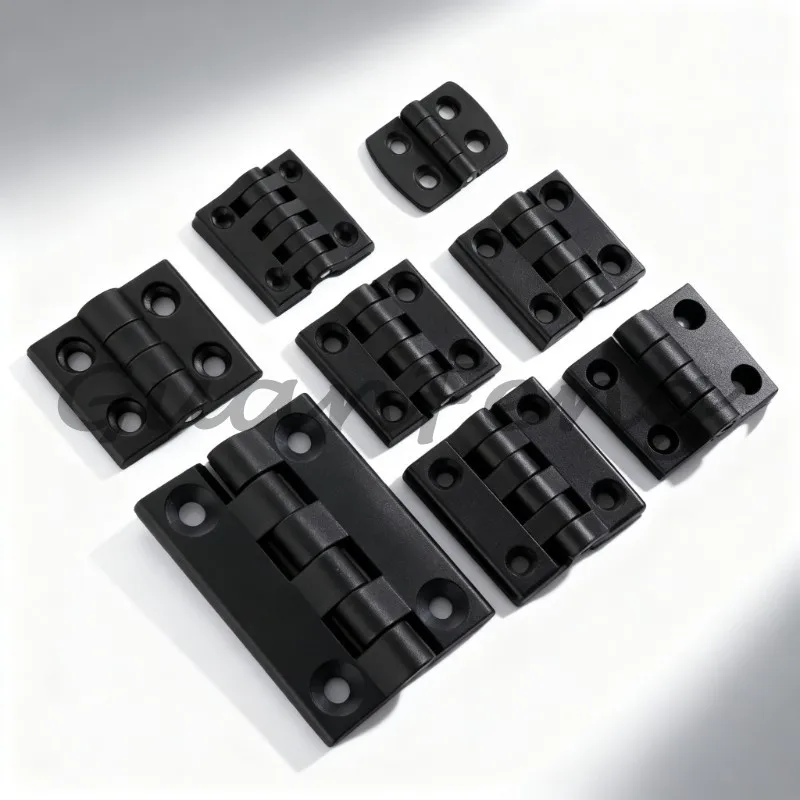 10Pcs 80*100MM Nylon Plastic Industrial Replacement Hinge Wear‑Resistant Hardware