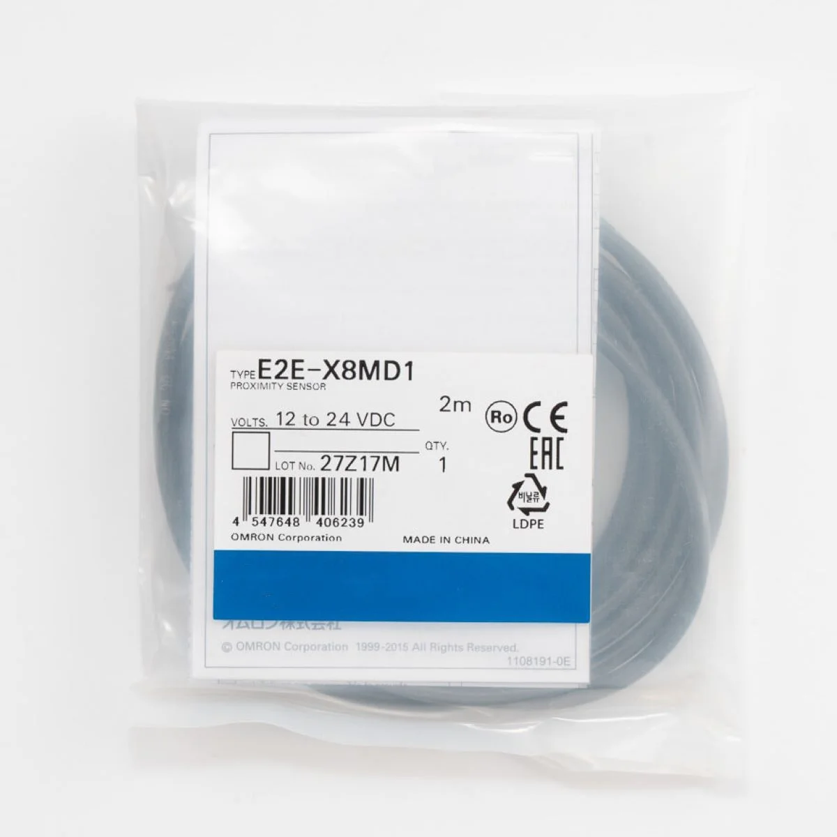

E2E 8738G E2E-X8MD1 2M OMS Proximity Sensor