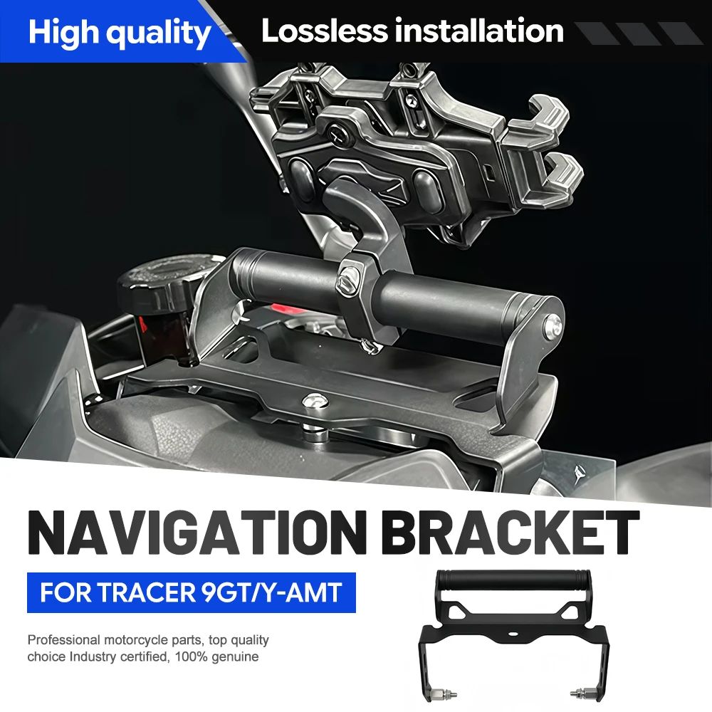 Fit For TRACER 9GT Y-AMT 2025 2026 Motorcycle Navigation Bracket Mobile Phone Holder Support Smart Mounting Adapter Holder