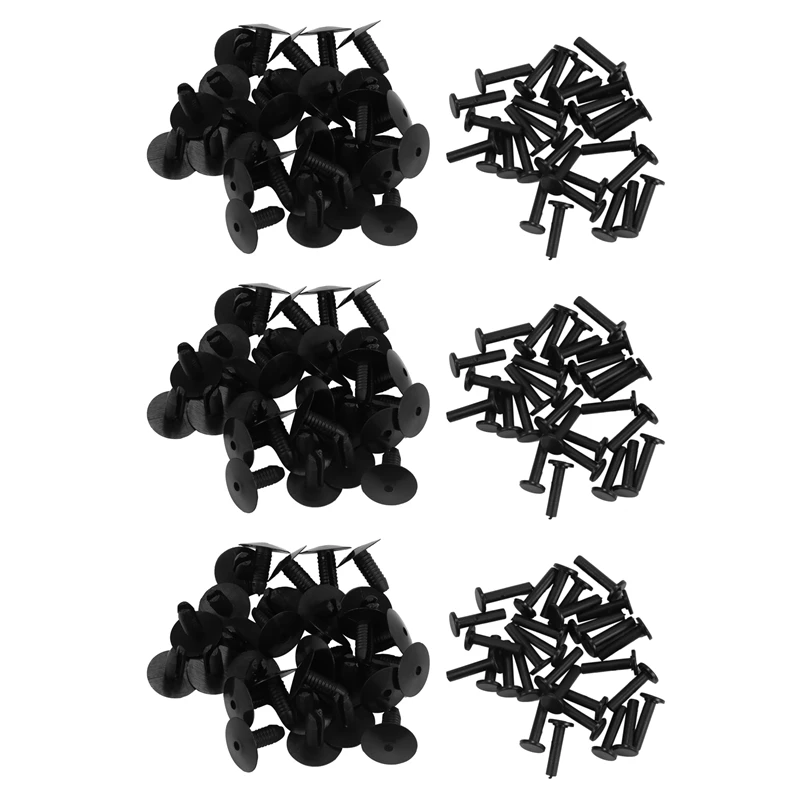 

90Pcs Plastic Bumper Mounting Rivet Body Trim Clip For BMW E30 E36 E46 E39 E38