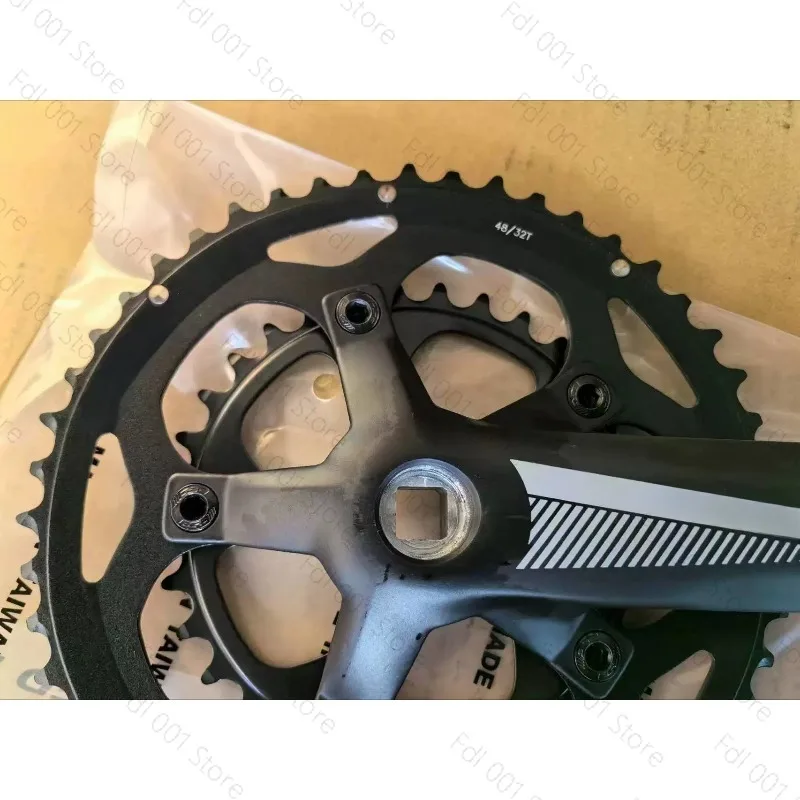 Tempo Compact Road Chainset 50-34T 48-32T 170/172.5/175 mm Roulette Two Large Dentures Road Bike Roulette Wheeler