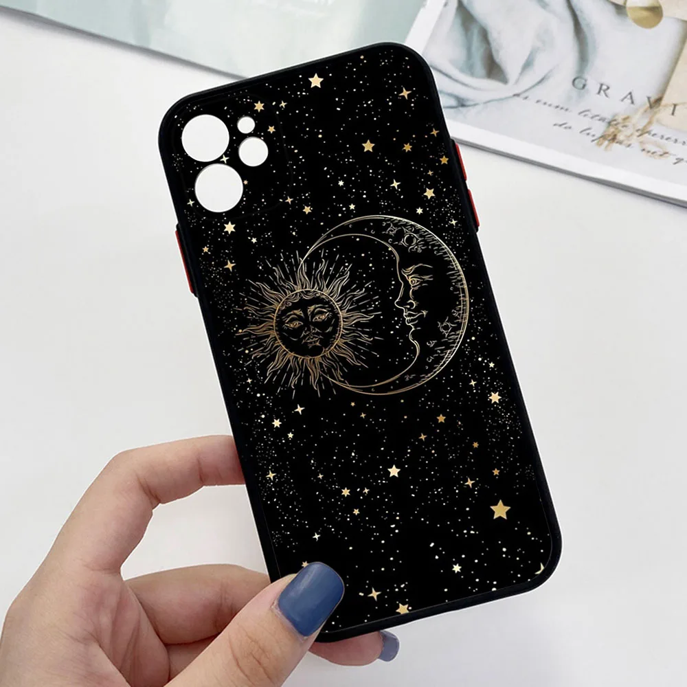 New Trend Zodiac Constellations Leo Phone Case For iPhone 16 15 14 11 12 13 Pro Max Mini X XR XS 7 8 Plus SE Translucent Cover