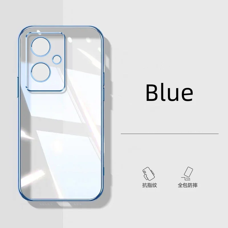 Ultra-thin Plating Silicone TPU Case For Oneplus Nord N30 SE Electroplating Transparent Shockproof Back Cover For 1+ 13R ACE 5 image 2
