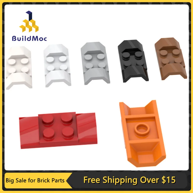 10Pcs MOC Parts 3787 Wheel Mudguard 2 x 4 Compatible Bricks DIY Assmble Building Blocks Particle Kid Puzzle Brain Toy Gift