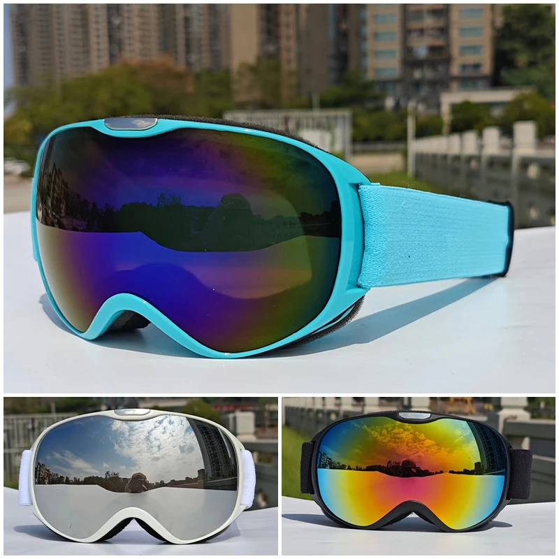 

Модель 2025 года, солнцезащитные очки унисекс, лыжные очки, ветрозащитные очки, защитные очки, идеально подходящие для мальчиков и девочек, гоночные очки, зимнее снаряжение