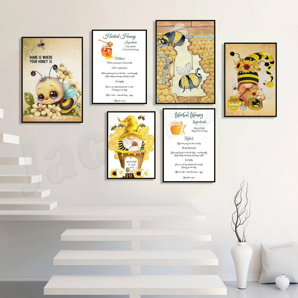 Herbal honey recipe poster, be - Herbal Wellness Recipes recension och pris