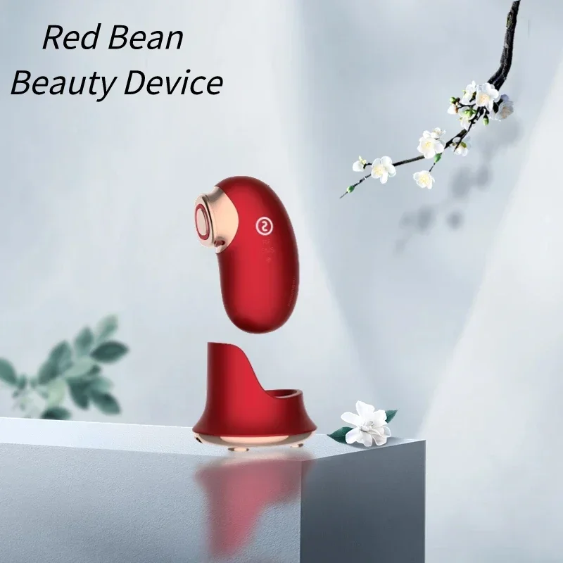 Portable MiniRed LED Light Face Lifting Remove Wrinkles Neck Wrinkles Warm Micro-current EMS Pulse Tapping Massage
