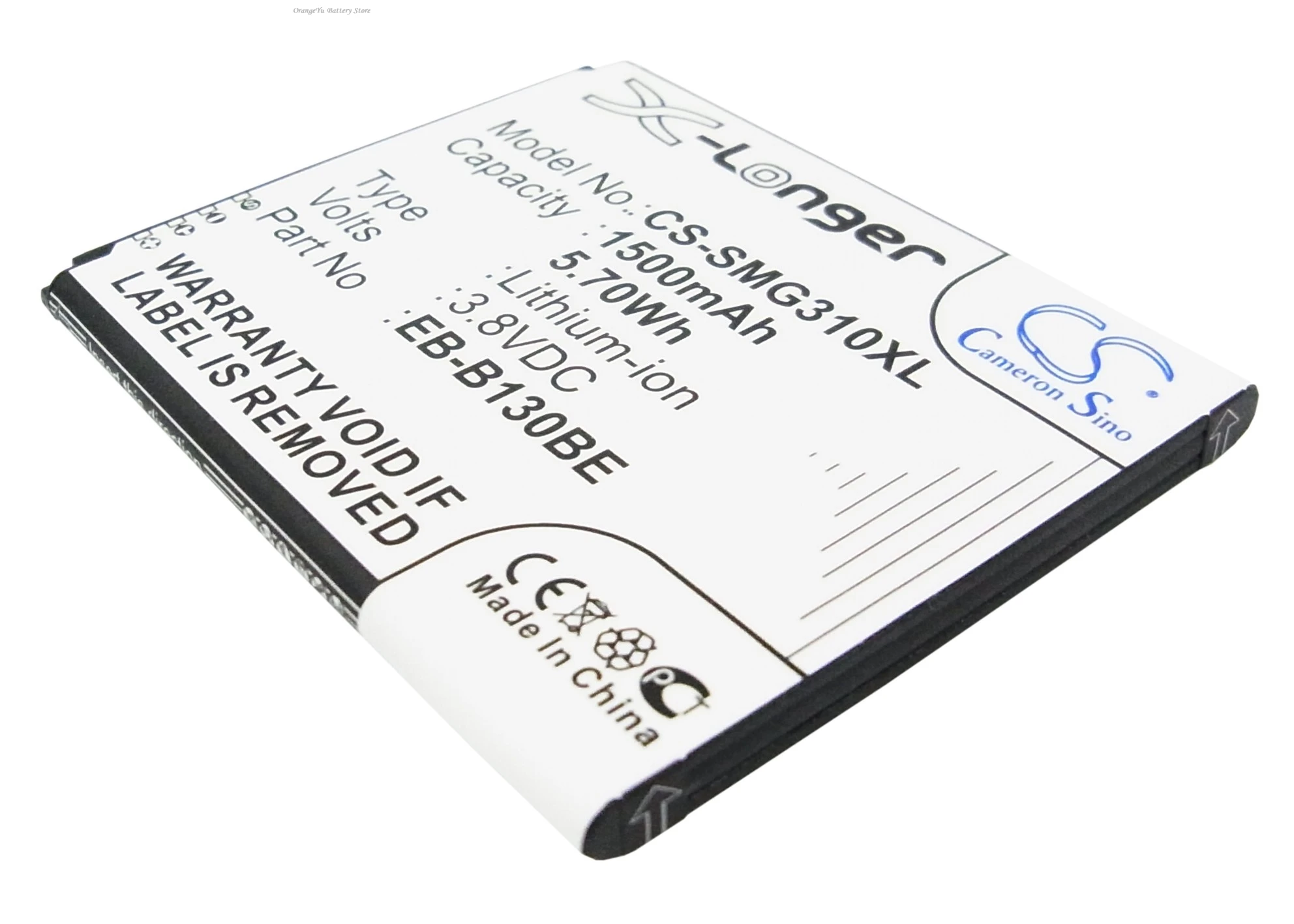 Replacement 1500mAh Battery EB-B130BE,EB-BG313BBE for Samsung G310,G310A,G310H,G313,G313H,G313HU,G313HZ,J105M,J105Y,J106,J106B
