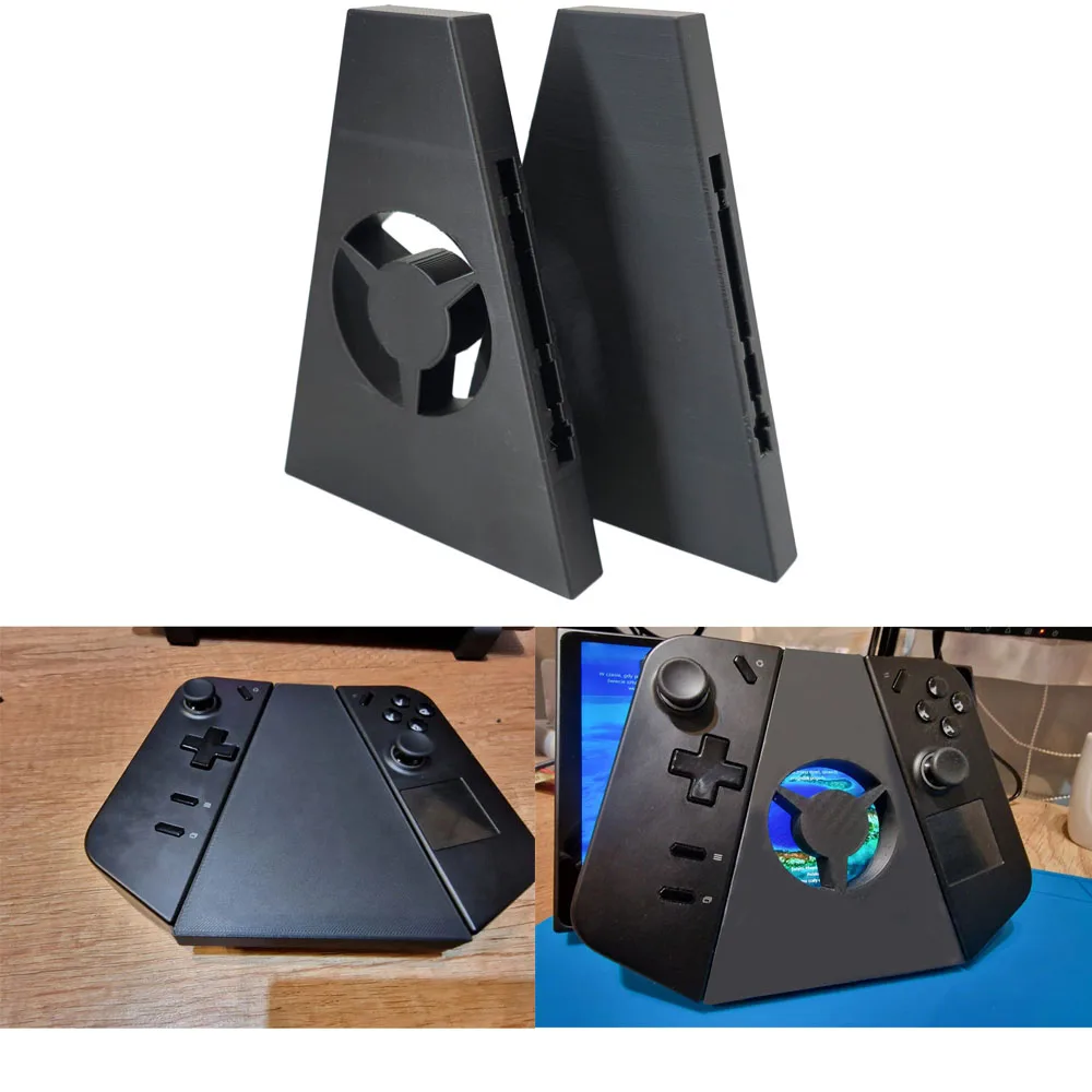 

Game Replacements Stand for Legion Go Game Console Grip Support Bracket Handle Connector Accessories Black
