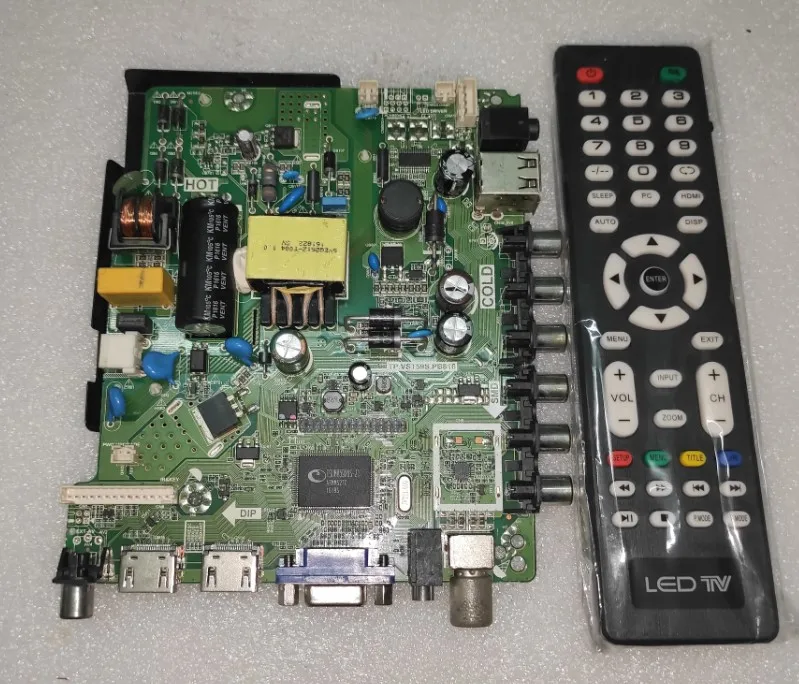 

TP.VST59S.PB816 Three in one TV motherboard dual HD multi language test is good Taking physical photos