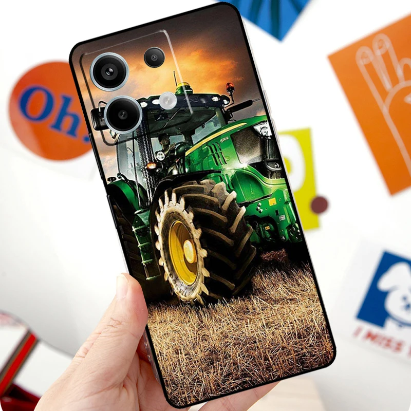 جرار زراعي Funda لهاتف Xiaomi Redmi Note 14 13 10 11 12 Pro 10S 11S 12S حافظة لهاتف Redmi 15 14C 10C 12C 13C