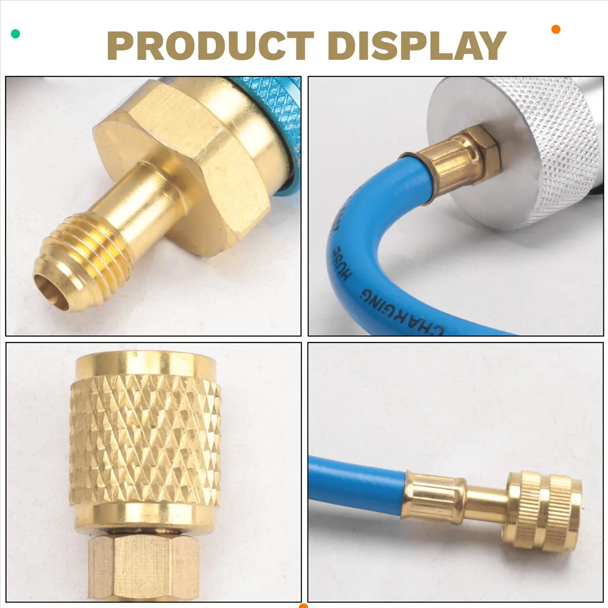 

Комплект для предотвращения обратного потока масла ABKM AC Oil Dye Injector, с быстроразъемными соединениями для низкого давления R134A и R1234YF, адаптером для мини-сплит-систем R410A