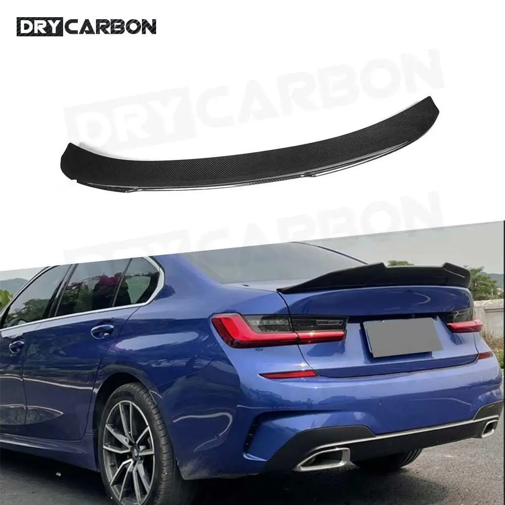 

Carbon fiber M style Rear Spoiler for BMW 3 Series E90 Sedan 2006-2011 Gloss Black Rear Trunk Spoiler Wing Lip