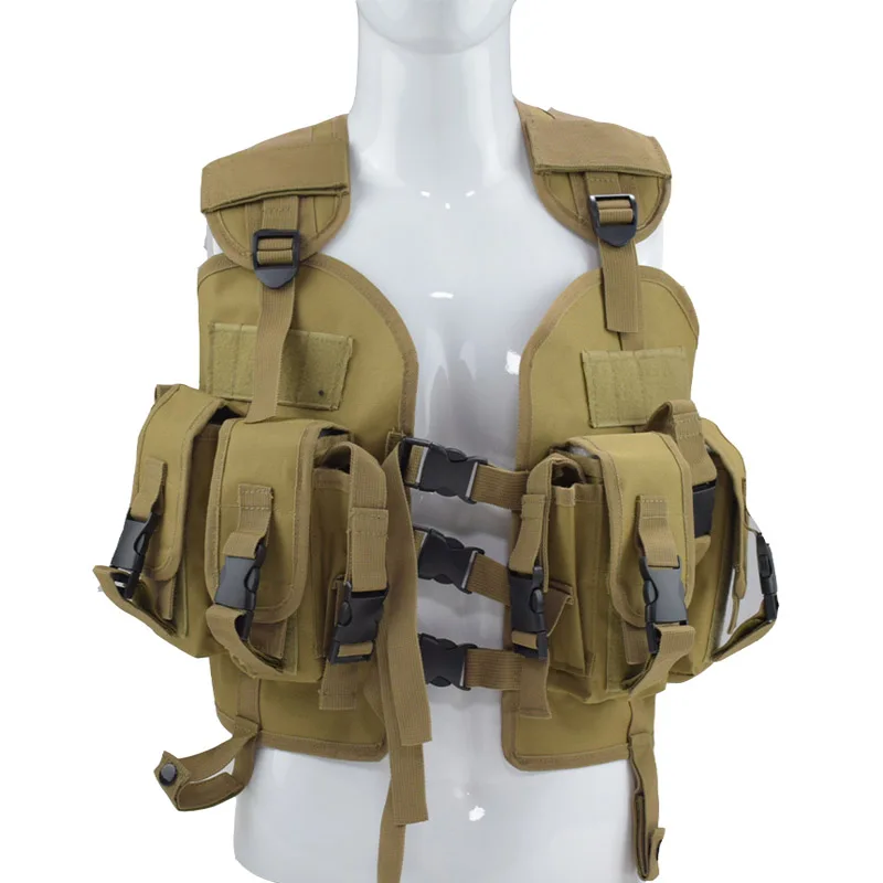 Tactical Army Airsoft War Game Paintball Hunting Vest Outdoor Sport Military Training Combat Body Armor Molle Protection Vest