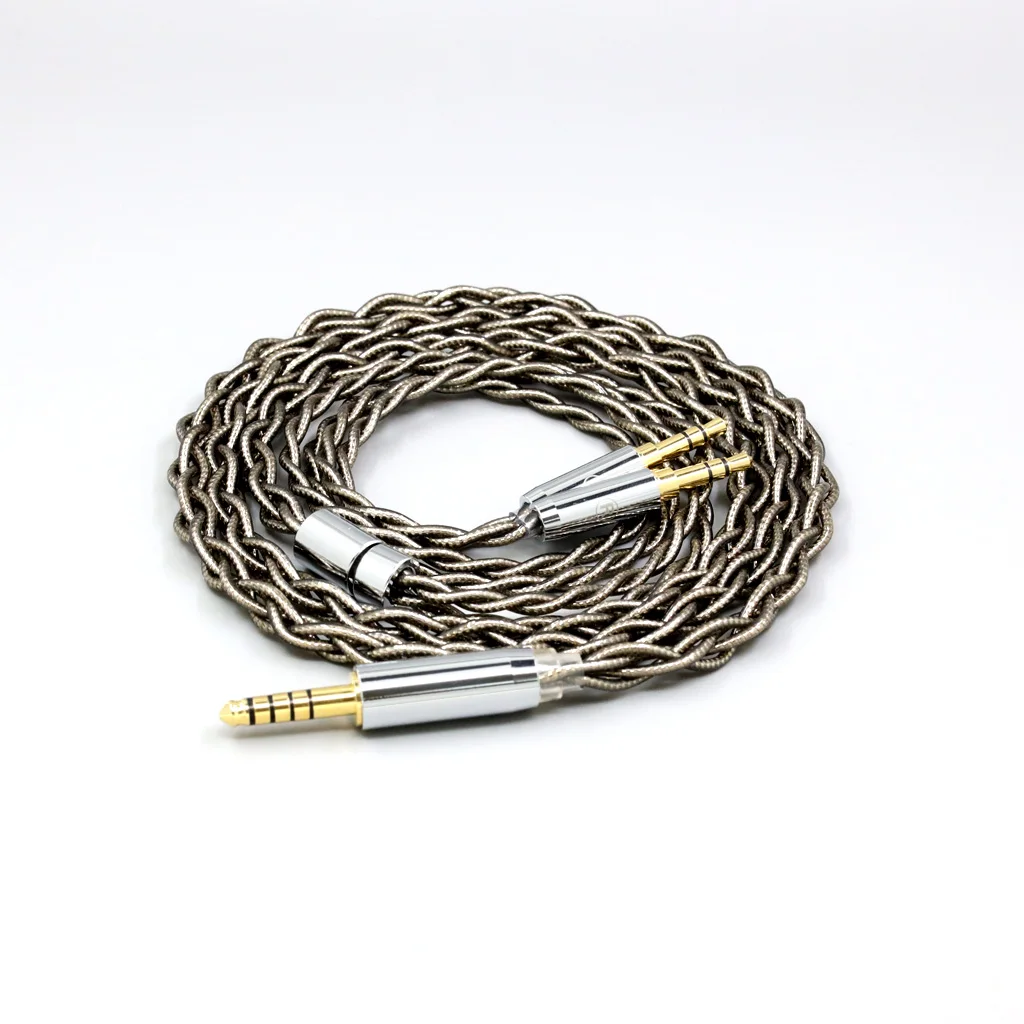 99% чистого серебра, плаладия + графеновое золото, экранирующий кабель для наушников для Onkyo A800 Philips Fidelio X3 Kennerton Jord LN008691
