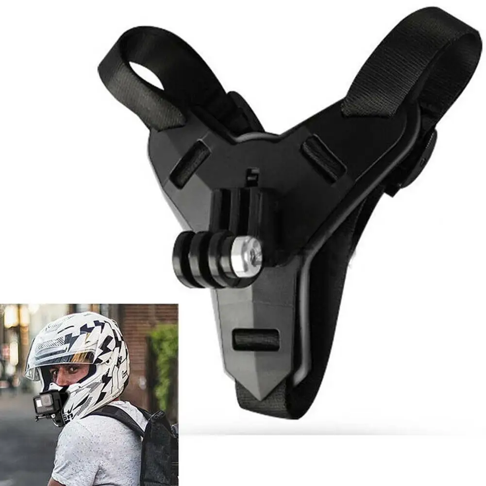 Full Face Helmet Chin Mount Holder for GoPro Hero 8 7 5 SJCAM Motorcycle Helmet Chin Stand Camera Accessories for Go Pro Hero 9