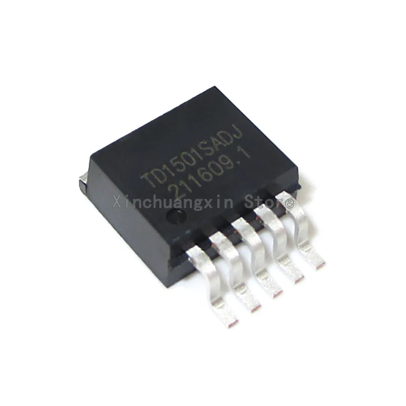 5PCS TD1501S33 TD1501S50 TD1501S12 TD1501SADJ 3.3V5V12V ADJ adjustable TO263-5 step-down DC/DC power management regulator chip