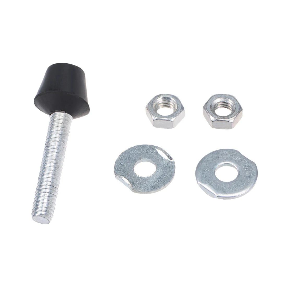 Montaje de tornillo de abrazadera de palanca de acero al carbono, accesorio de punta de husillo redondeado, se adapta a la mayoría de las abrazaderas de palanca, 10 piezas, M4 x 29mm, M5 x 47mm, M6 x 54mm