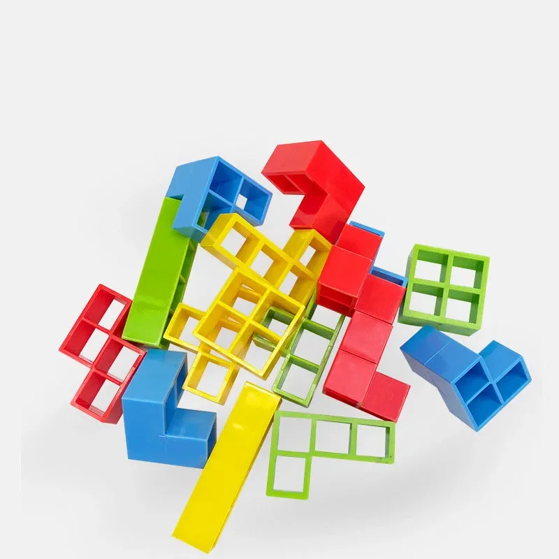 Puzzle Games Baby Stacking Blocks Wood Kids Montessori Toys Melissa and Doug Stacking Blocks Balancin Tetra Tower Game Rainbow