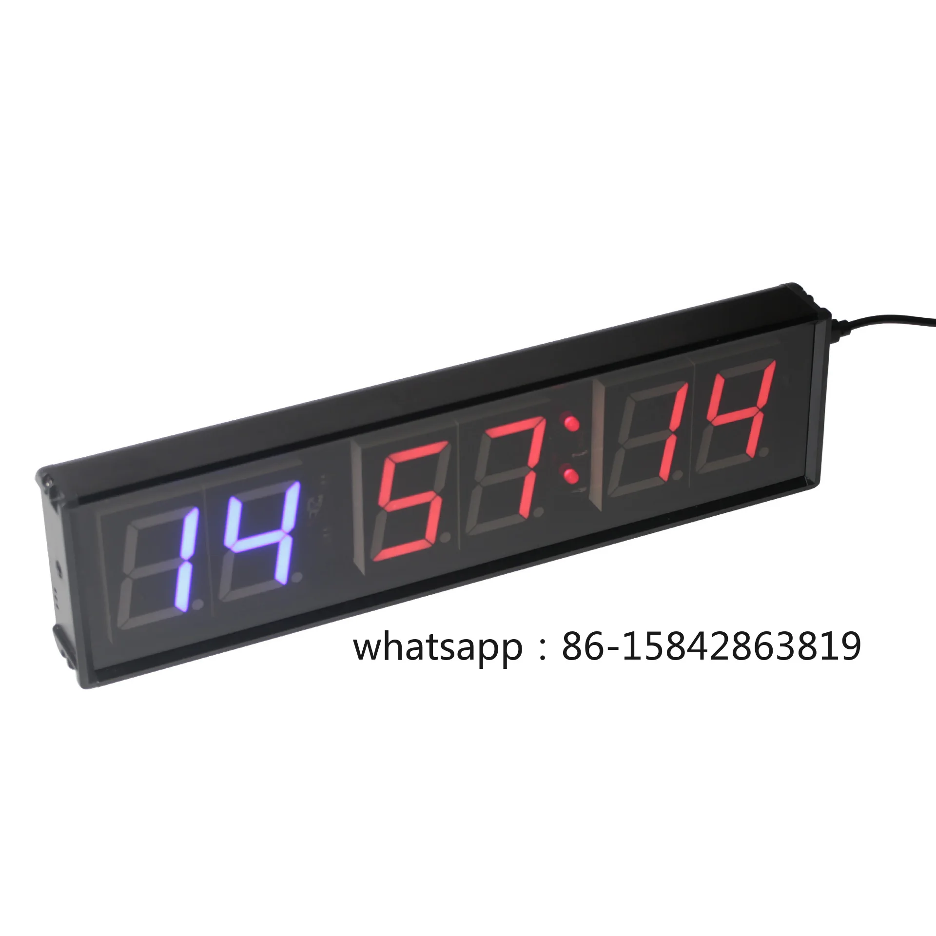 

Cross-border 1.8-inch Aluminum Alloy Boxing Gym Training Stopwatch LED Countdown Fitness Interval Timer