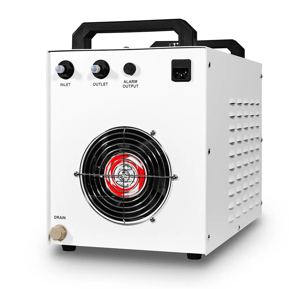 Raffreddatore d'acqua industriale Cw3000 Prezzo di fabbrica Tubo laser Co2 Piccolo refrigeratore d'acqua raffreddato ad aria Cw3000