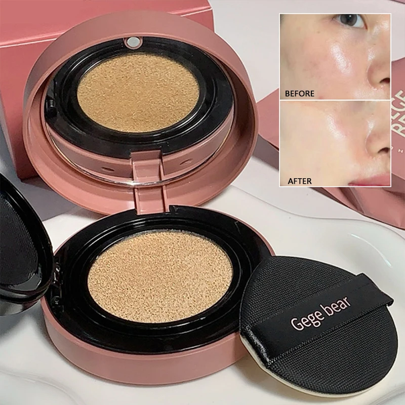 Gege Bear Lightweight Concealing Cushion — Long-Lasting Coverage, Non-Caking Formula, Fine Hydration