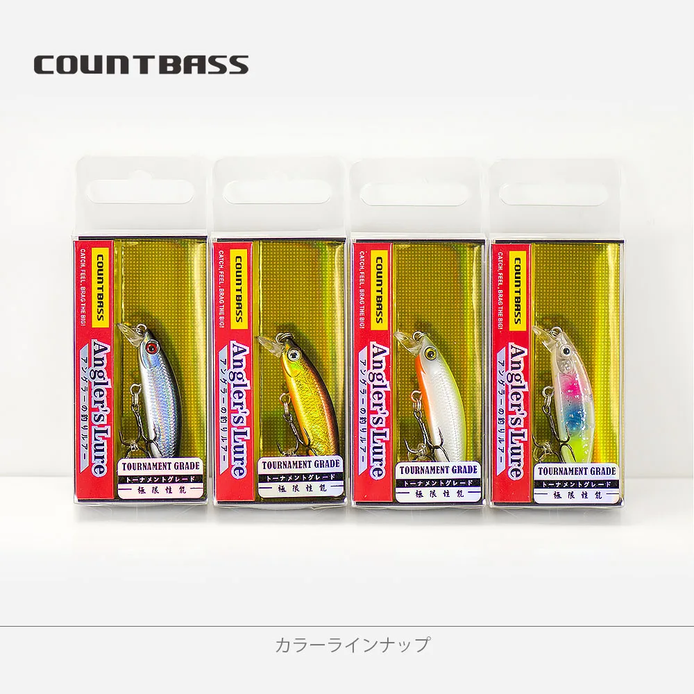 COUNTBASS Sinking Minnow 48mm 3.7g Fishingg Lures Wobblers Hardbaits Angler\'s Lure