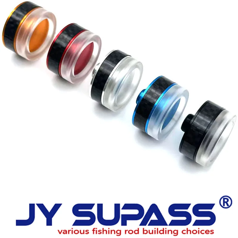 JY SUPASS 5Pcs BC-10 aluminumbutt cap Repair components new style for rod custom Repair rod building DIY butt cap