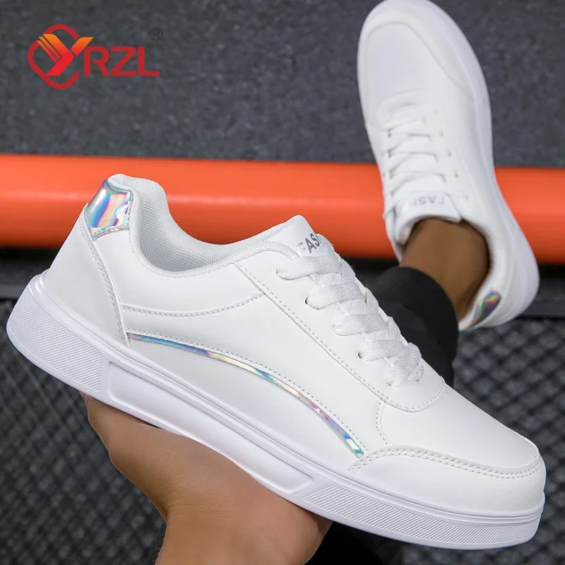 

YRZL White Sneakers Women's Casual Shoes Comfortable White Men Shoes Lightweight Walking Couples Shoes Masculino Plus Size 36-45