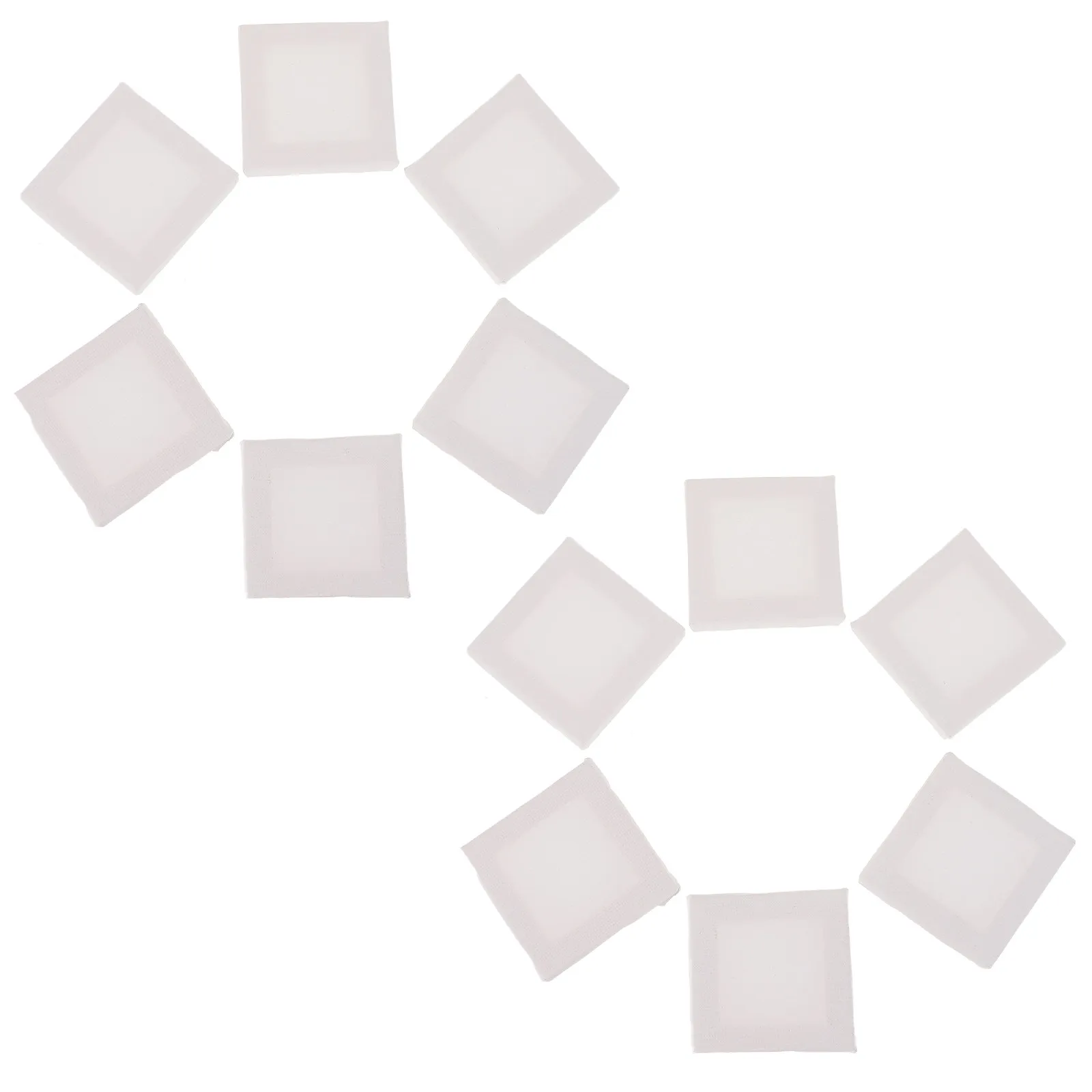 12Pcs Mini Oil Painting Canvas Panels 5x5cm DIY Art Frames Stretched Canvas Boards Blank Painting Tools Arts Stretcher Frames