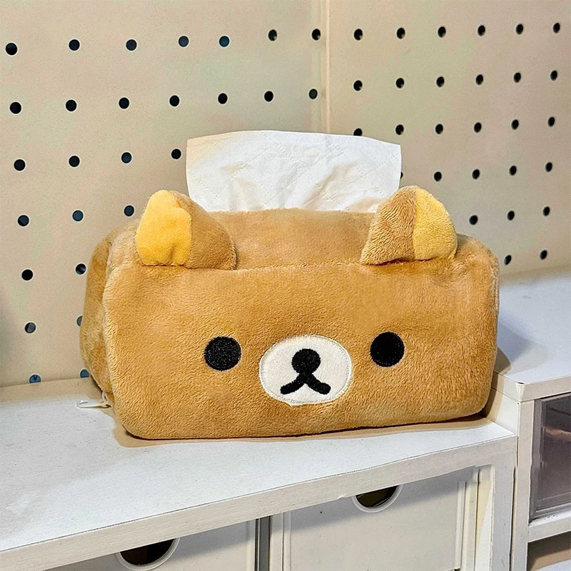 Good-looking Plush Tissue Box Anime Cartoon Home Living Room Bedroom Cute Paper Holders Fashion Napkin Storage Bag