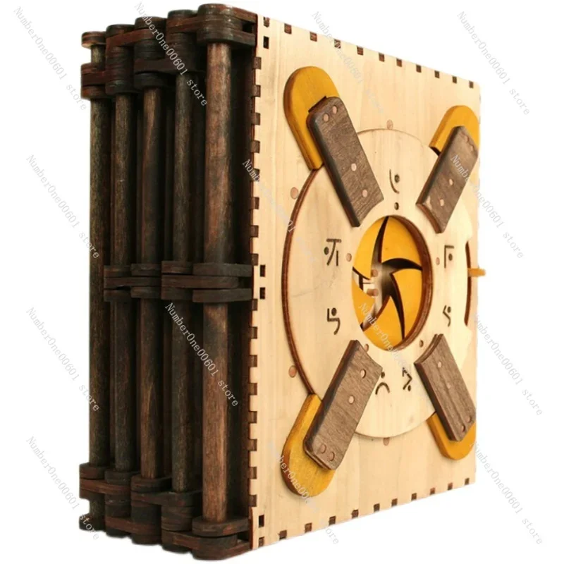 

Кодовая книга-головоломка уровня 10, высокий сложность, уровень hell, трехмерная сборка головоломки, игрушечный механизм, коробка для расшифрования