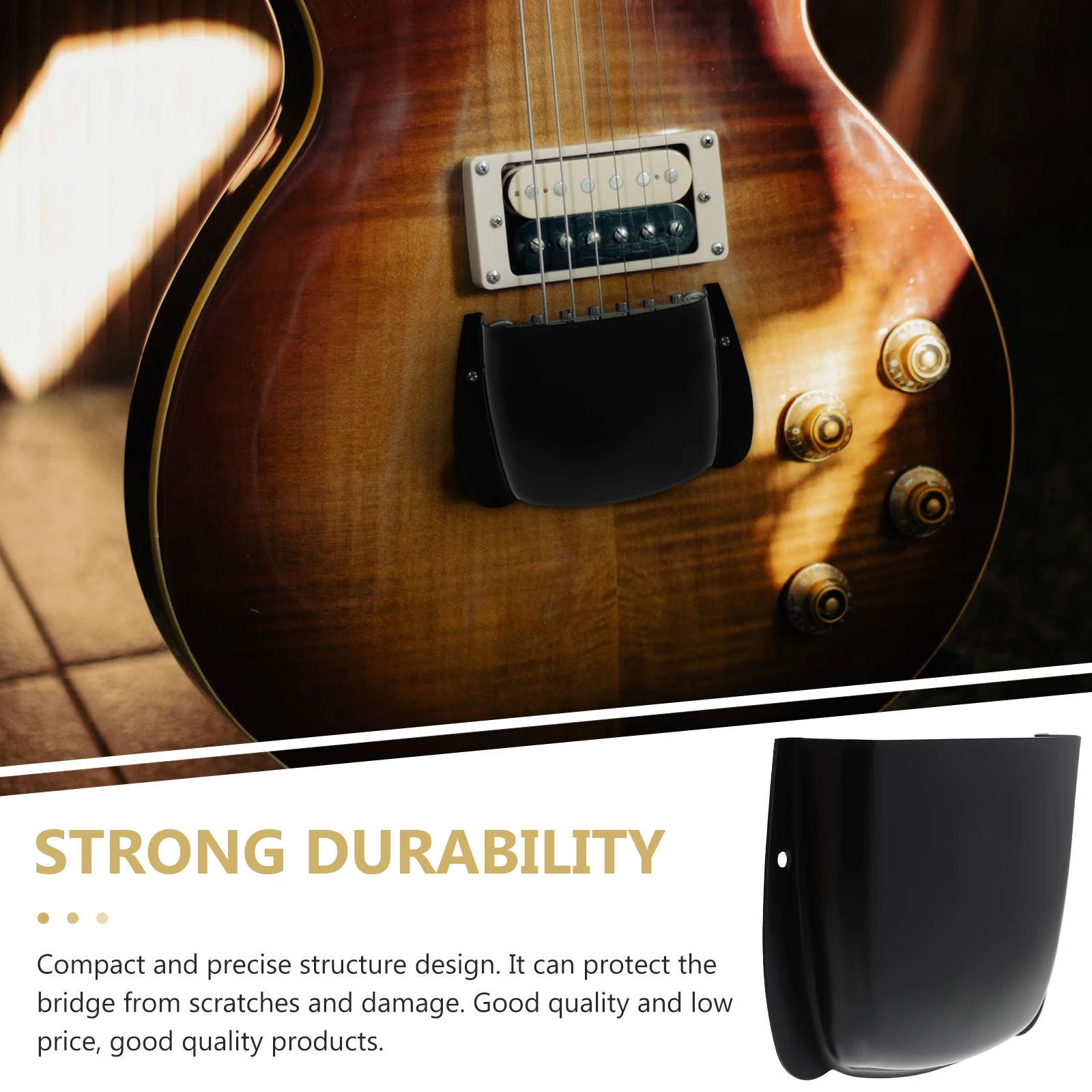 

Bass Bridge Protective Cover Creative Product Practical Zinc Alloy Supply Guitar Accessories