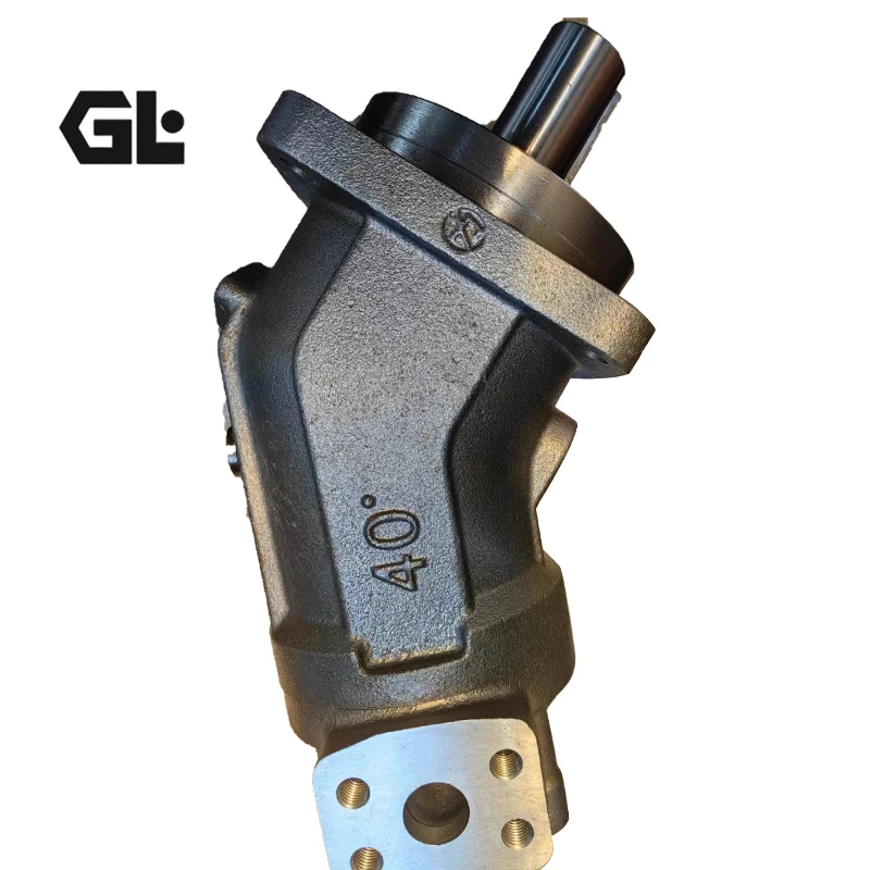 A2FM63 A2FM80 A2FM90 A2FM107 A2FM125 Motor de pistón hidráulico de eje doblado A2FM63/61W-VAB010 A2FM63/61W-VAB100 Motor hidráulico