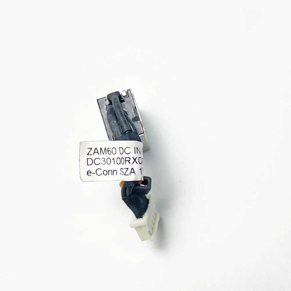 Conector de alimentación DC con cable para portátil Dell Latitude 5250, E5250, Cable flexible de DC-IN, ZAM60, 08JJ7T, DC30100QM00, DC30100RX00