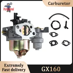 16211-ZE1-000 Carburetor for Honda GX120-GX200 5.5-6.5HP 2-3KW Engine Water Pump Compatible Replacement Carb