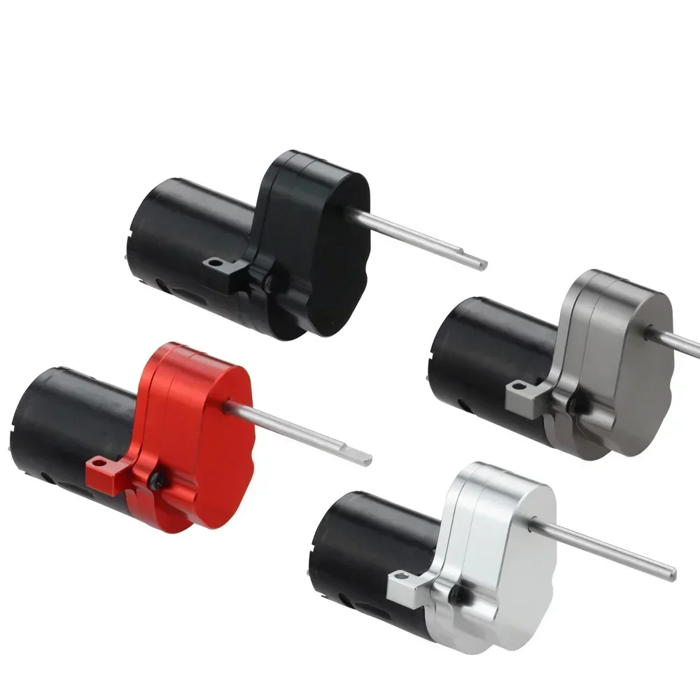 Engrenage de boîte de vitesses en métal WPL D12 avec moteur à brosse 370 pour pièces de mise à niveau de camion RC de véhicule tout-terrain WPL D12 1/10