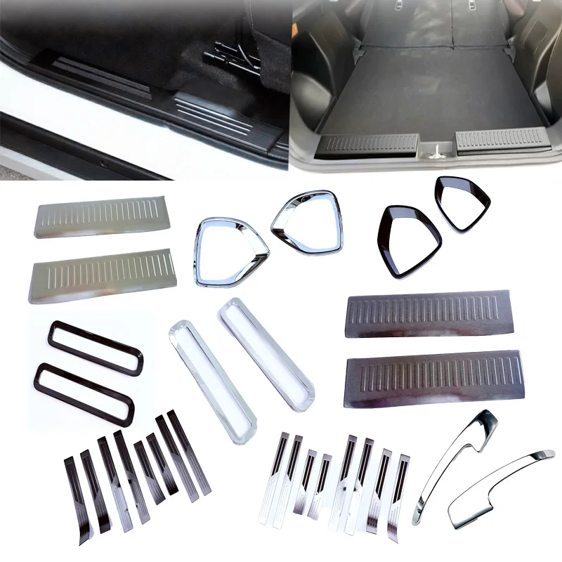 لسوزوكي فرونكس WDB3S WEB3S 2024 2025 2026 الملحقات الخارجية الجانب الباب دواسة جرجر حامي المصد الخلفي غطاء الكسوة التصميم