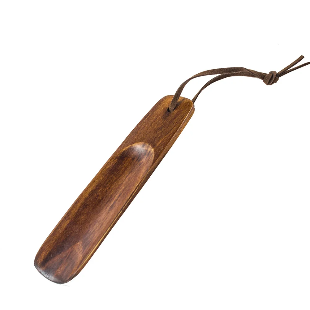 

Solid Wood Shoehorn Long Handle Shoe Horn Tool For Elderly Men Women Lightweight Durable Wooden Shoehorn For Back Knee Pain